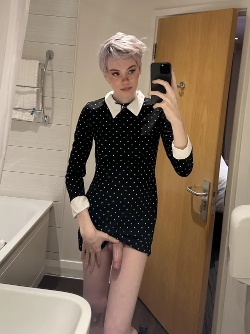 Thumbnail Aesthetic Appeal: Cock Peeking Under Dress Written by Lexxiraus