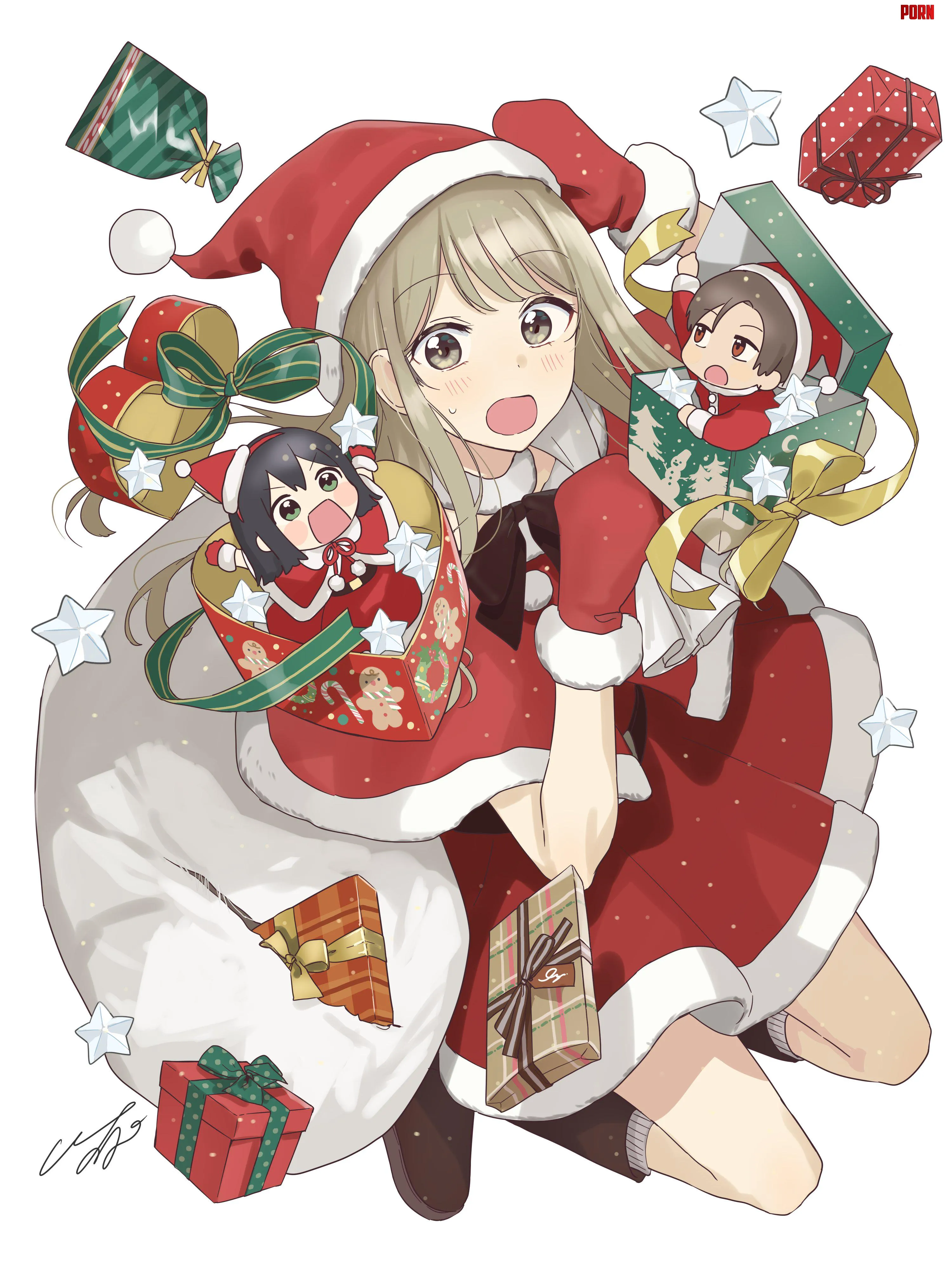 Santa Makoto has presents for you Senpai wa Otokonoko by Weekly_Book9030