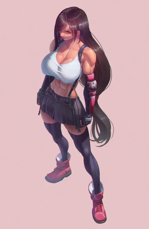 Thumbnail Artistic Rendering: Tifa Lockhart by TheTMoneyMan