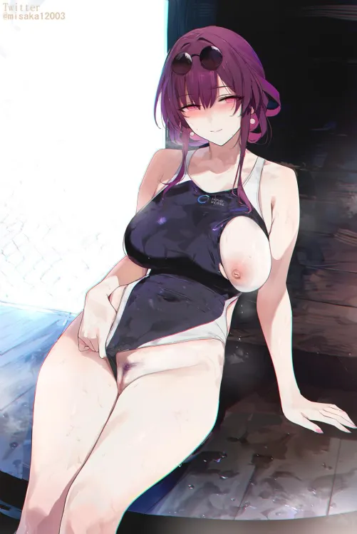 Thumbnail Seductive Swimsuit Temptation: Outdoor Adventures with ecchi_neko