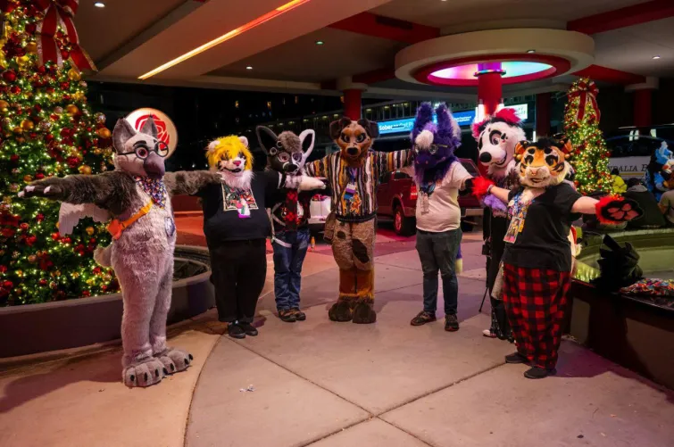 Thumbnail Happy Fursuit Friday: GROUP T Pose Go with WolfieWiccan