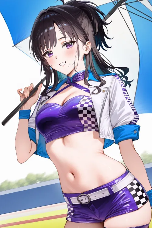 Thumbnail Race Queen Hiori Kazano Idolmaster by CheetahSperm18