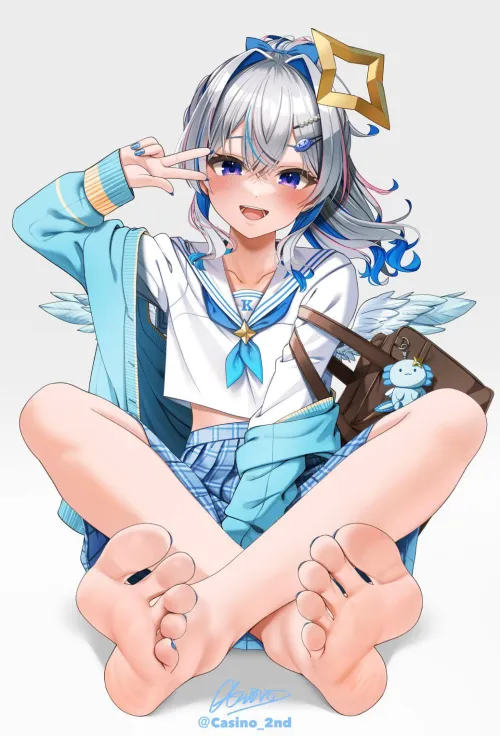 Thumbnail Amane Kanata Hololive Revealed by A_MASSIVE_PERVERT | pantsu Category