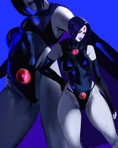 Thumbnail Raven Artwork Sensation by MashingVaquita | Author DOA-FAN | TeenTitansPorn