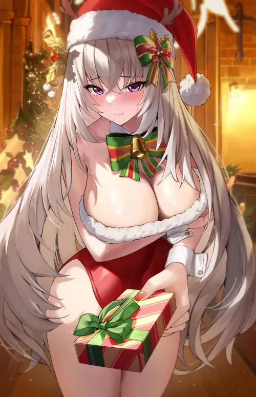 Thumbnail Santa Sakurako's Gift-Giving Charm Unveiled in Ecchi