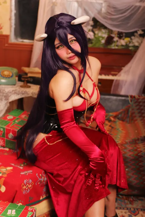 Thumbnail Christmas Albedo Cosplay by JinYu Kiki | _trapd00r_ | cosplaygirls