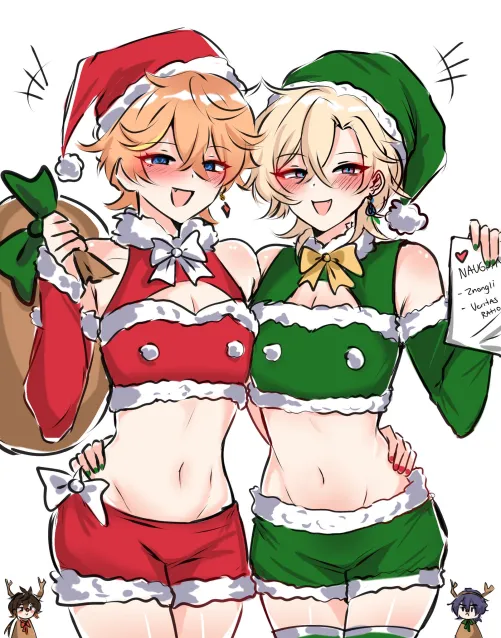 Thumbnail Santa Bros Art Collection by pedoro_pedoro | CuteTraps