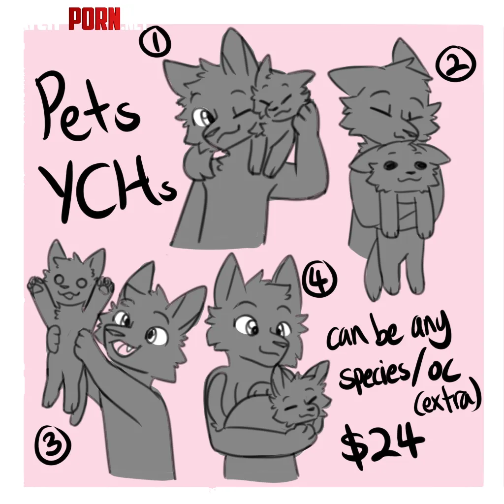 Pets YCH  by ToffeeCreation