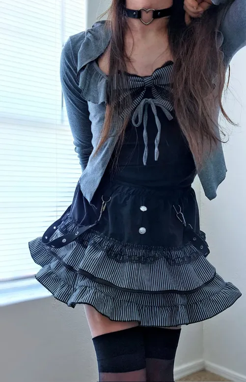 Thumbnail Cute Blackwhitegrey Outfit Ideas for the Stylish Femboy