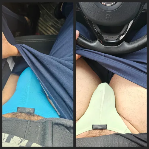 Thumbnail Blue or Green: EmotionNo7098's Thong Dilemma Unveiled