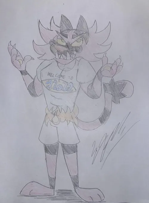 Thumbnail Incineroar OC  Ive created I dont know what to name him Any suggestions by General-Customer-687