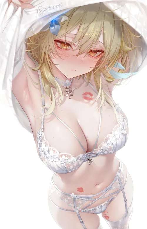 Thumbnail ApprehensiveMap8875 Showcases Lumine in Lingerie | animearmpits