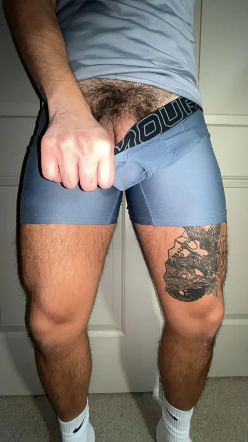 Thumbnail 22 Post-Gym Pic by brokecollegebo | Bulges Category