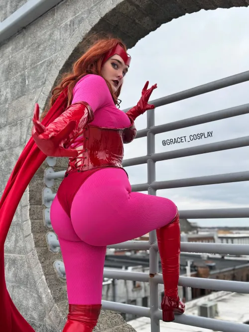 Thumbnail Scarlet Witch Cosplay by Gracetcosplay | Feisty-Ear-4933