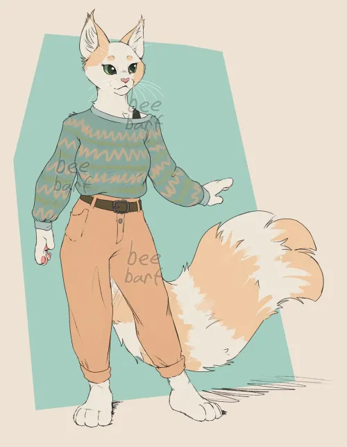 Thumbnail Colorful Creations: Creamsicle Catart by Bee-Barf | Furry