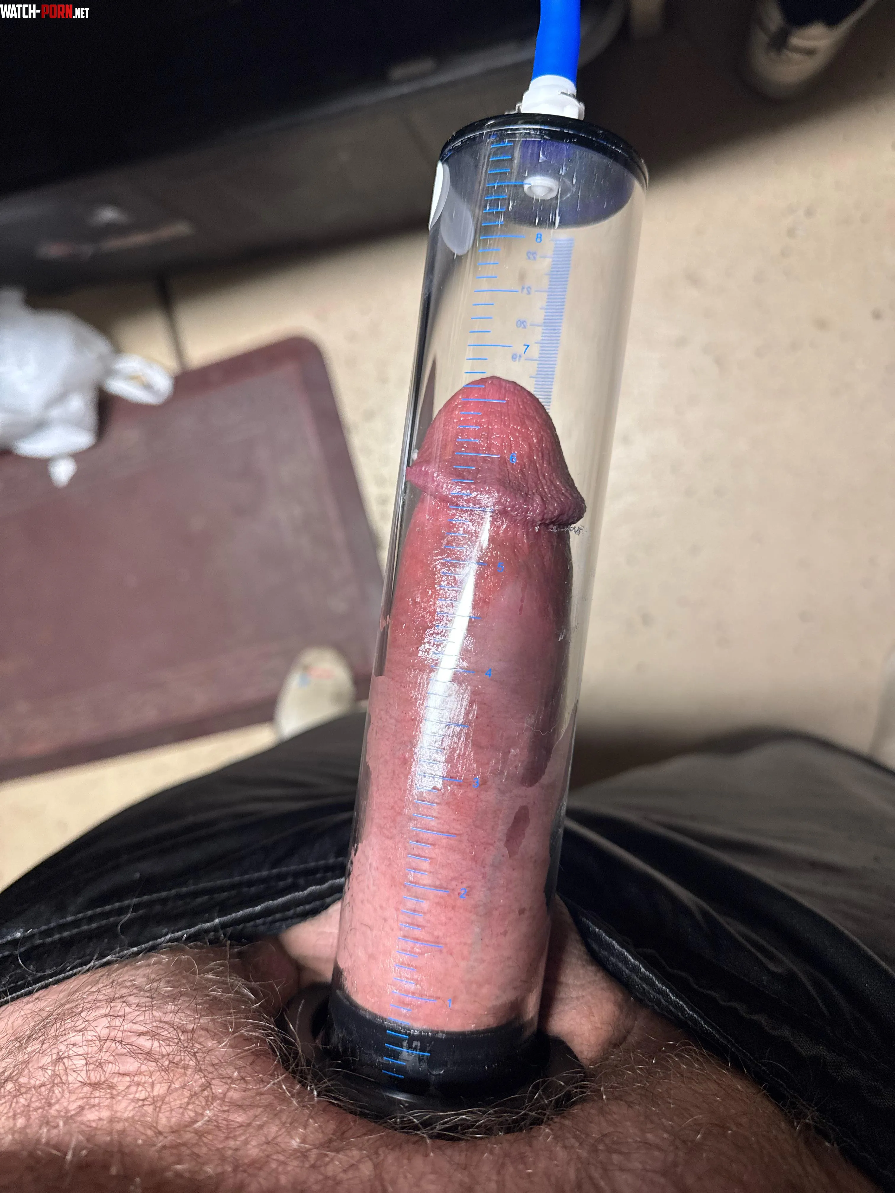 Got a new toy 2 wide pump  by Leather-Inflation550