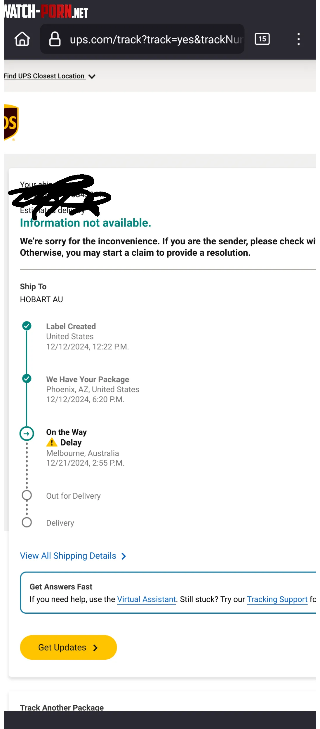 Does this mean my package is lost not just delayed  by Jolly_Tom_Bombadi