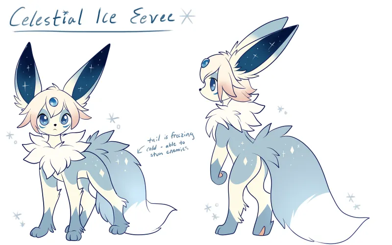 Thumbnail Evolving Encounters: Glaceon Adoptables by Glittering-Amount-68 in the Furry World