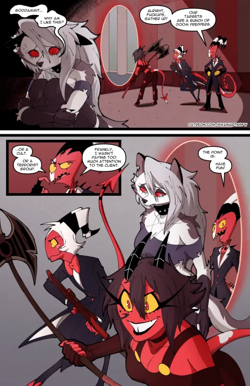 Thumbnail Helluva Trio 2pg 21 by Swainartist | Yiff Fun by Olive-The-Otter