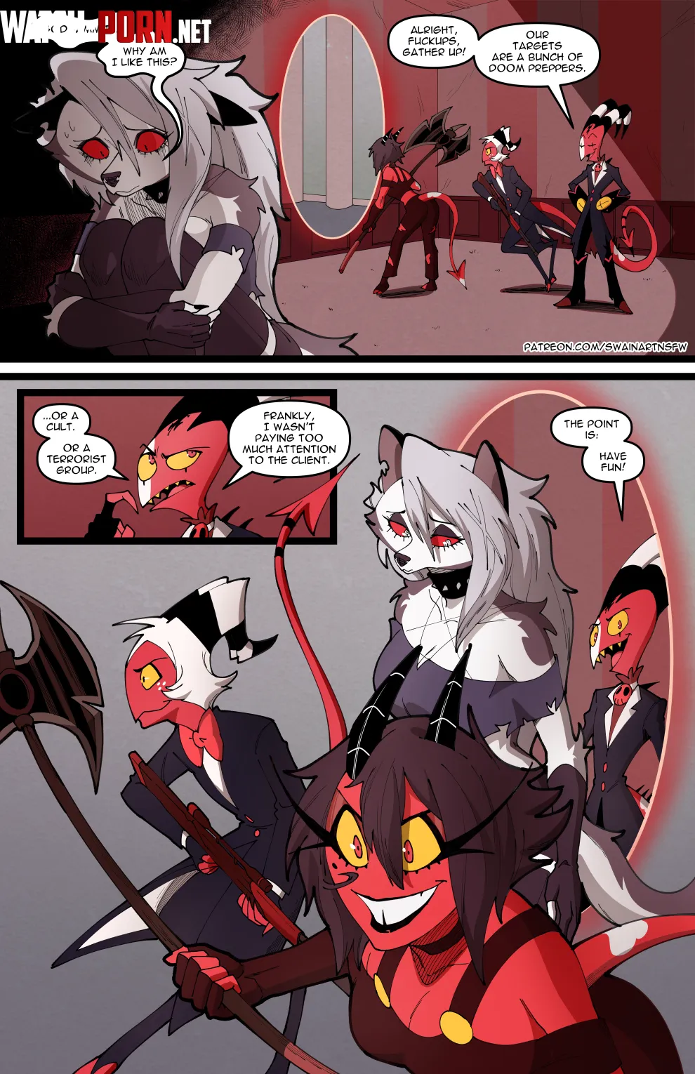 Helluva Trio 2 pg 21 swainartist MF by Olive-The-Otter