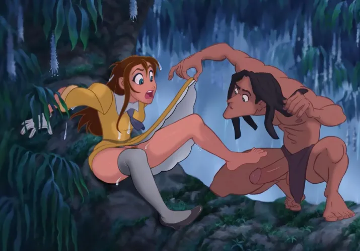 Thumbnail Tarzan's Curiosity: A Playful Peek at an Intriguing Adventure