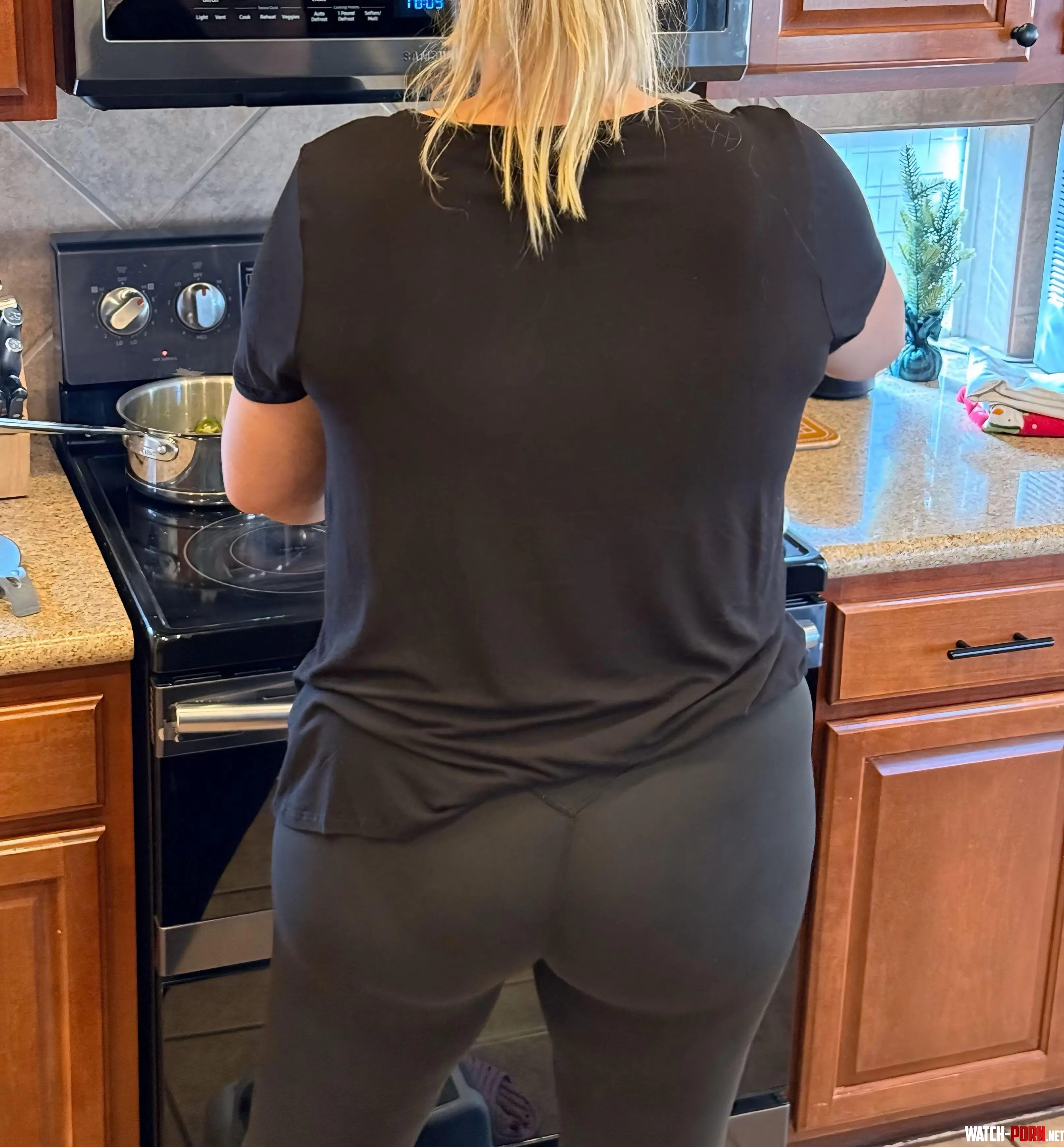 Nothing like a sexy PAWG MILF wifey making breakfast  by Sweet16_Nectar