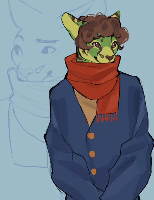 Thumbnail Embracing the Cold with Big Scarf Creations by Dirtystupidrat in the Furry Realm