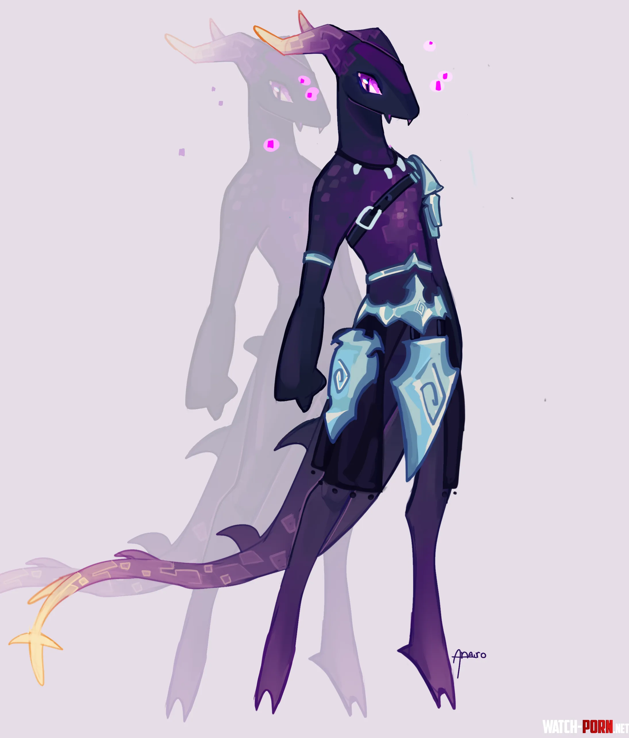 Enderman Kobold adopt Open and Art by men by Ana_Ori