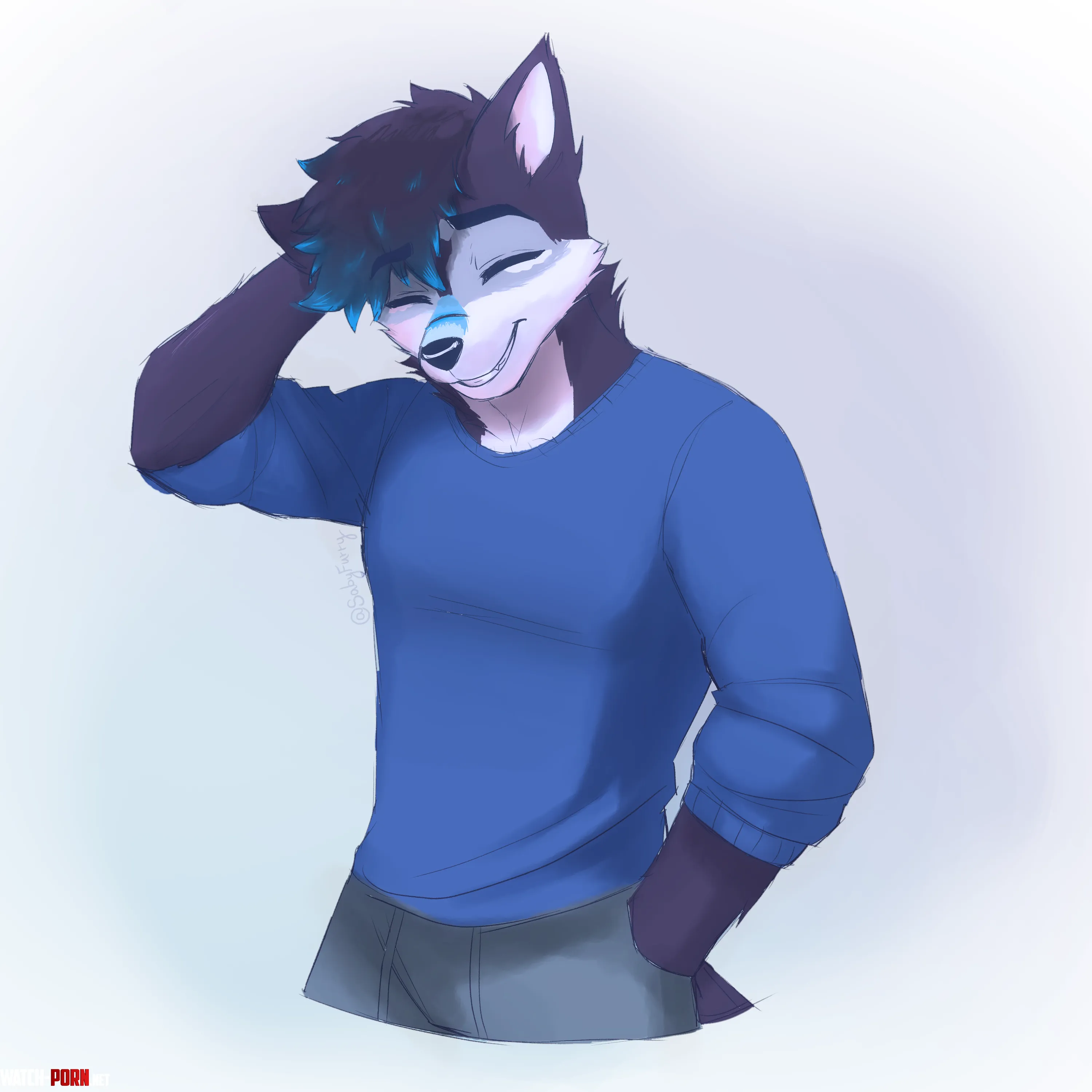 What is he thinking by Saby_Furry