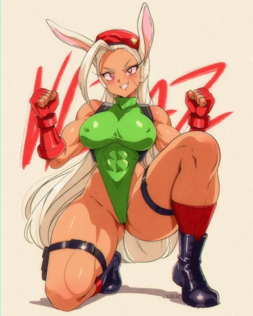 Thumbnail Rumi Usagiyama Cosplays Cammy White: A Vizaz Experience | fitdrawngirls