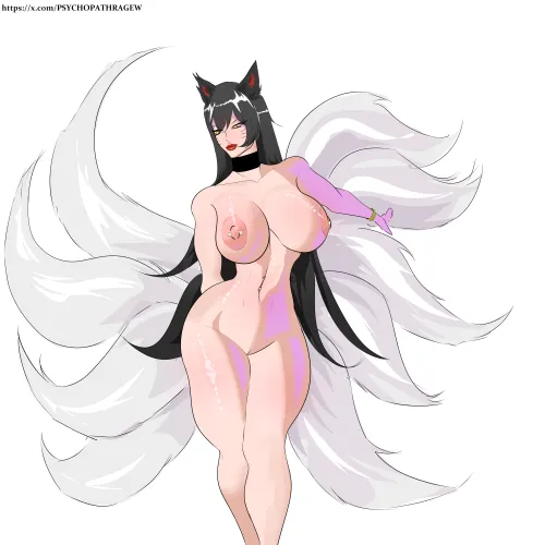 Thumbnail Sultry Ahri - Author Psychopathrage_ | Rule34LoL