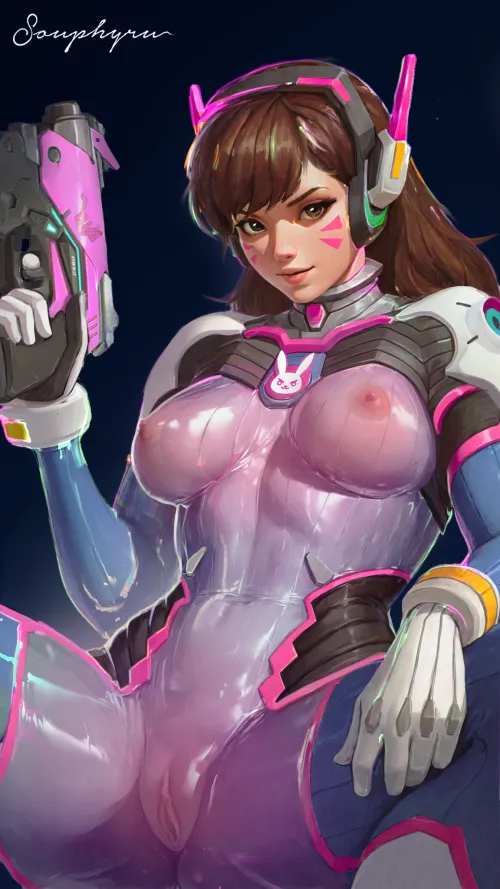 Thumbnail D.Va Souphyru Overwatch Fan Art by CleanRip6811 | Rule34 Category