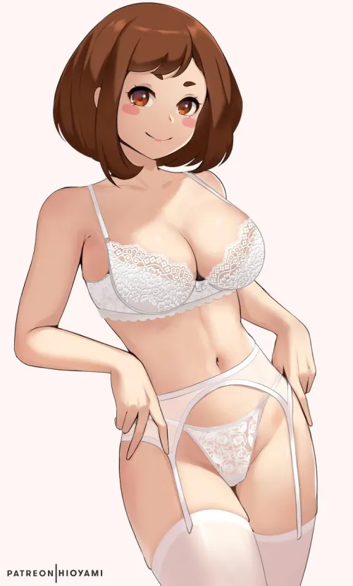 Thumbnail Lingerie Seduction: Uraraka's Style by AnimeChan39 | BokuNoEroAcademia