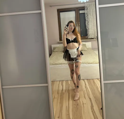 Thumbnail Maid Magic: Cute Selfies in the Mirror with galactiickiss