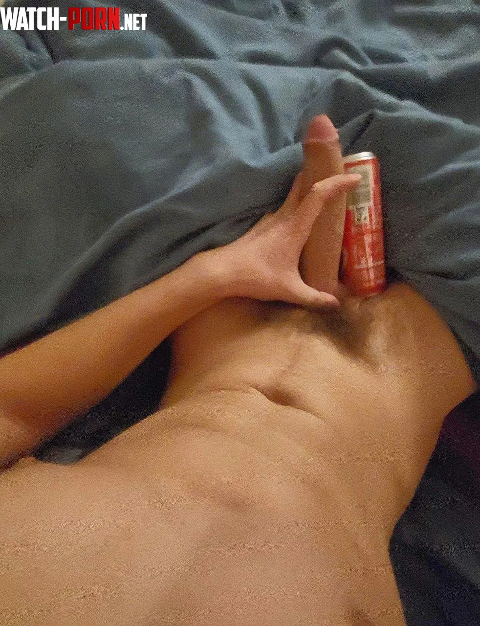 Oh my cock is already bigger and thicker than the coca cola can 19 by Pretty_Carrote