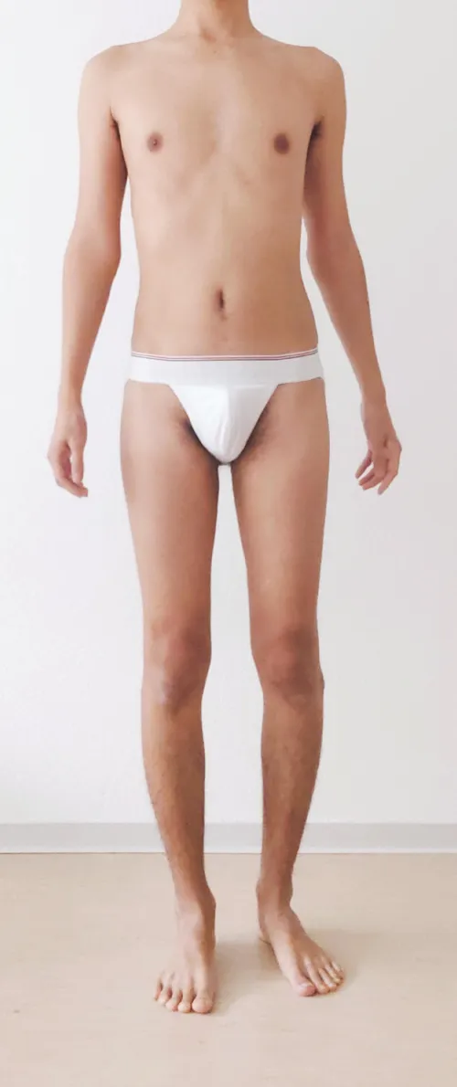 Thumbnail Hour-Pickle394 in White Thongs - Slim Twink Spotlight