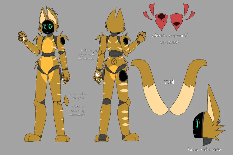 Thumbnail Sharing My Original Character Art | Robo_Catt