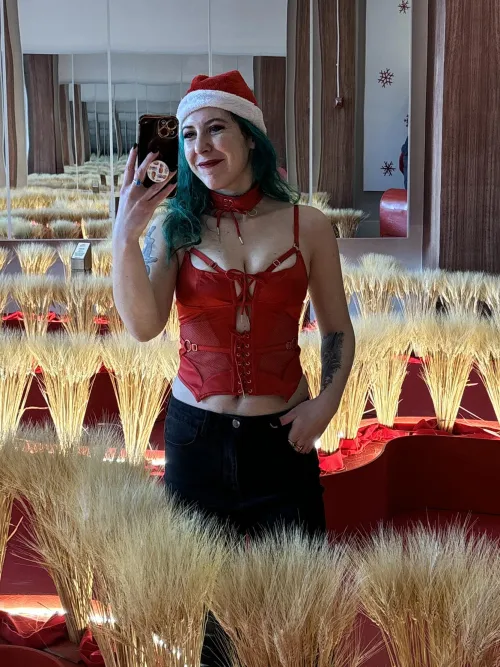 Thumbnail Santa's Nice and Tight Presence in sirenskiss3's Mirror Selfie