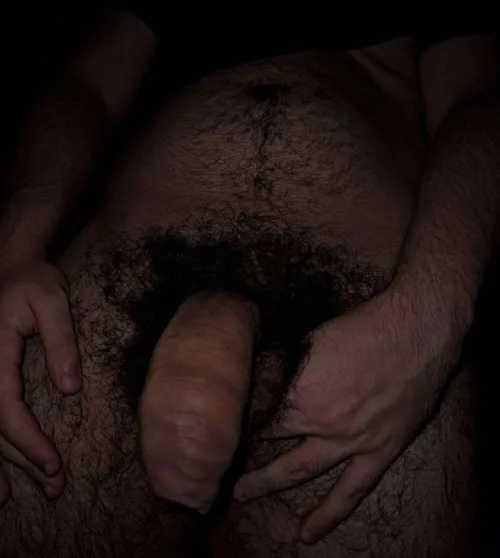 Thumbnail On your knees to worship my thick hairy cock by hairythicknerd