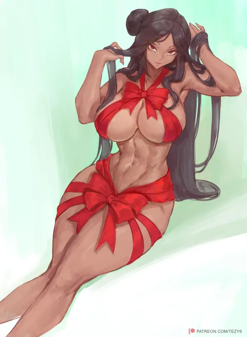 Thumbnail The Gift You Deserve Art Piece by StarvingArtist2000: Dive into thick_hentai