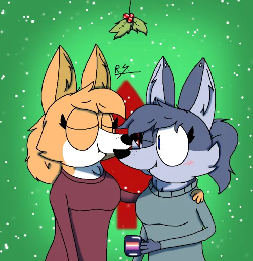 Thumbnail Lauren and Talia Spending Christmas Together: A Furry Art Piece by RickySmith2005