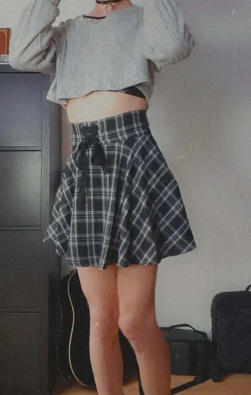 Thumbnail Braving the Cold in a New Skirt - youngandcurious1234 | femboy