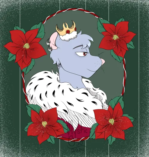 Thumbnail Merry Rat King Portrait for the Holidays Shared by TheMysticalArtsyone