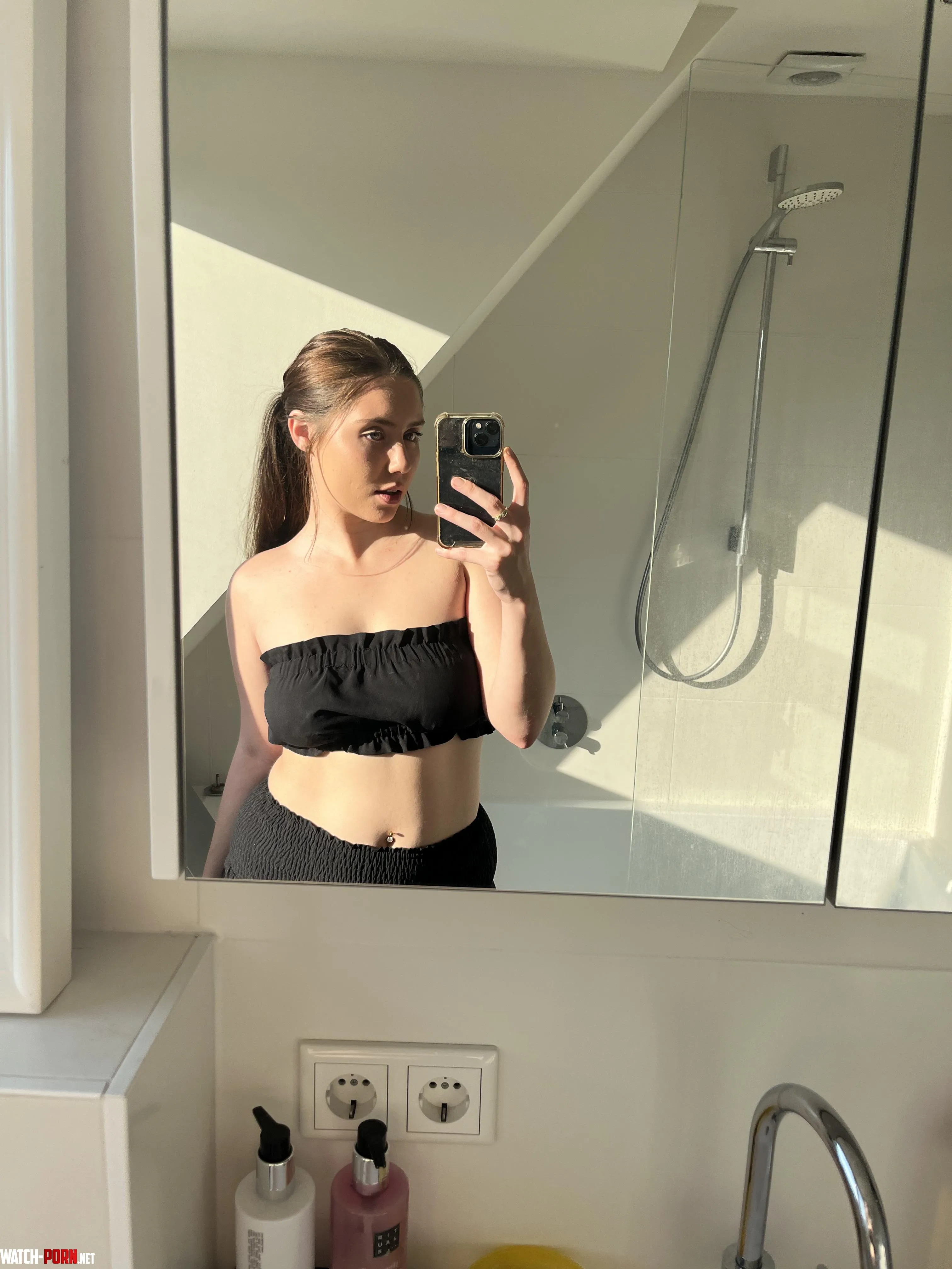 this croptop looks perfectly nice on me lt3 by annnamey