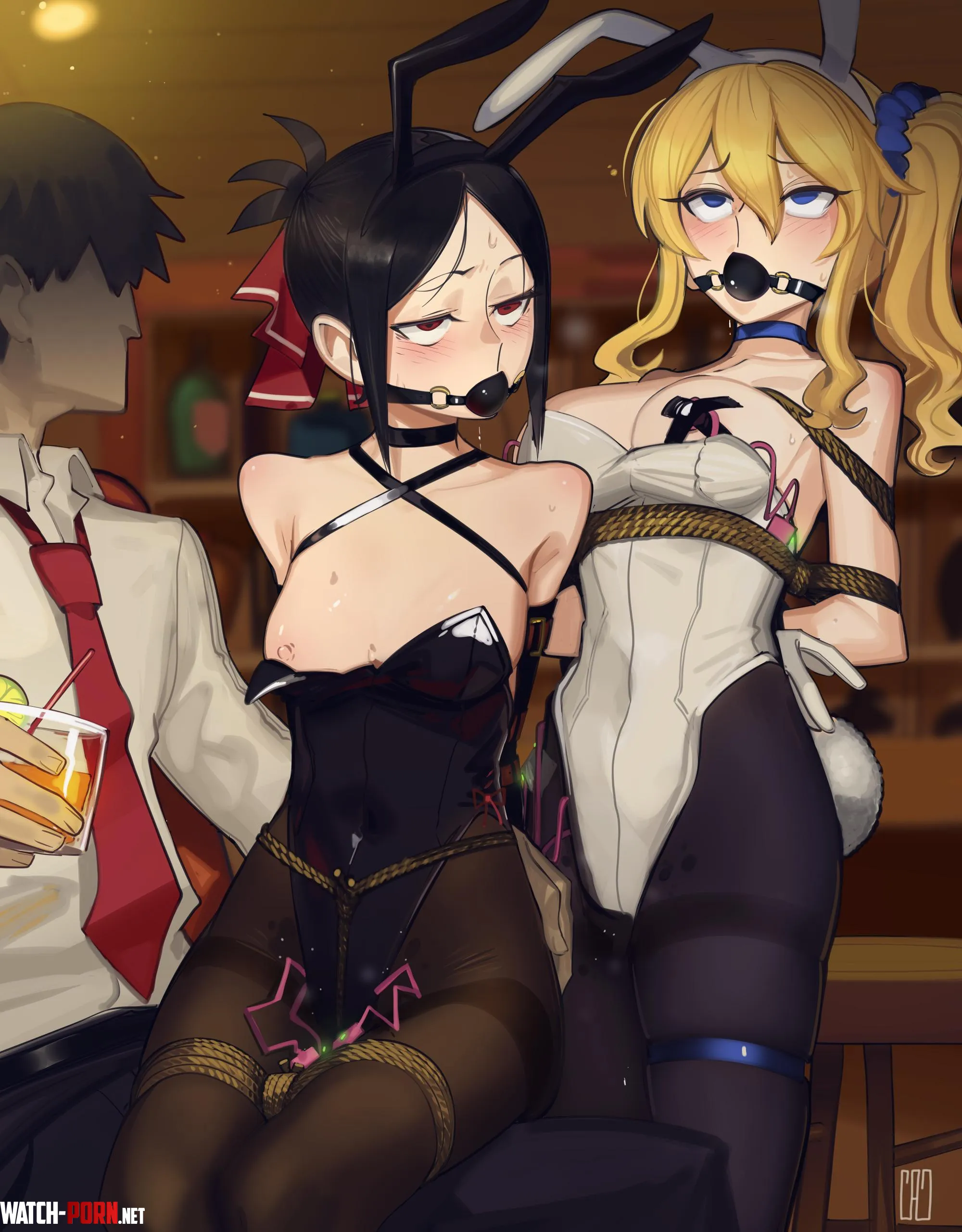 Bar bunnies by nikunikunikubenki