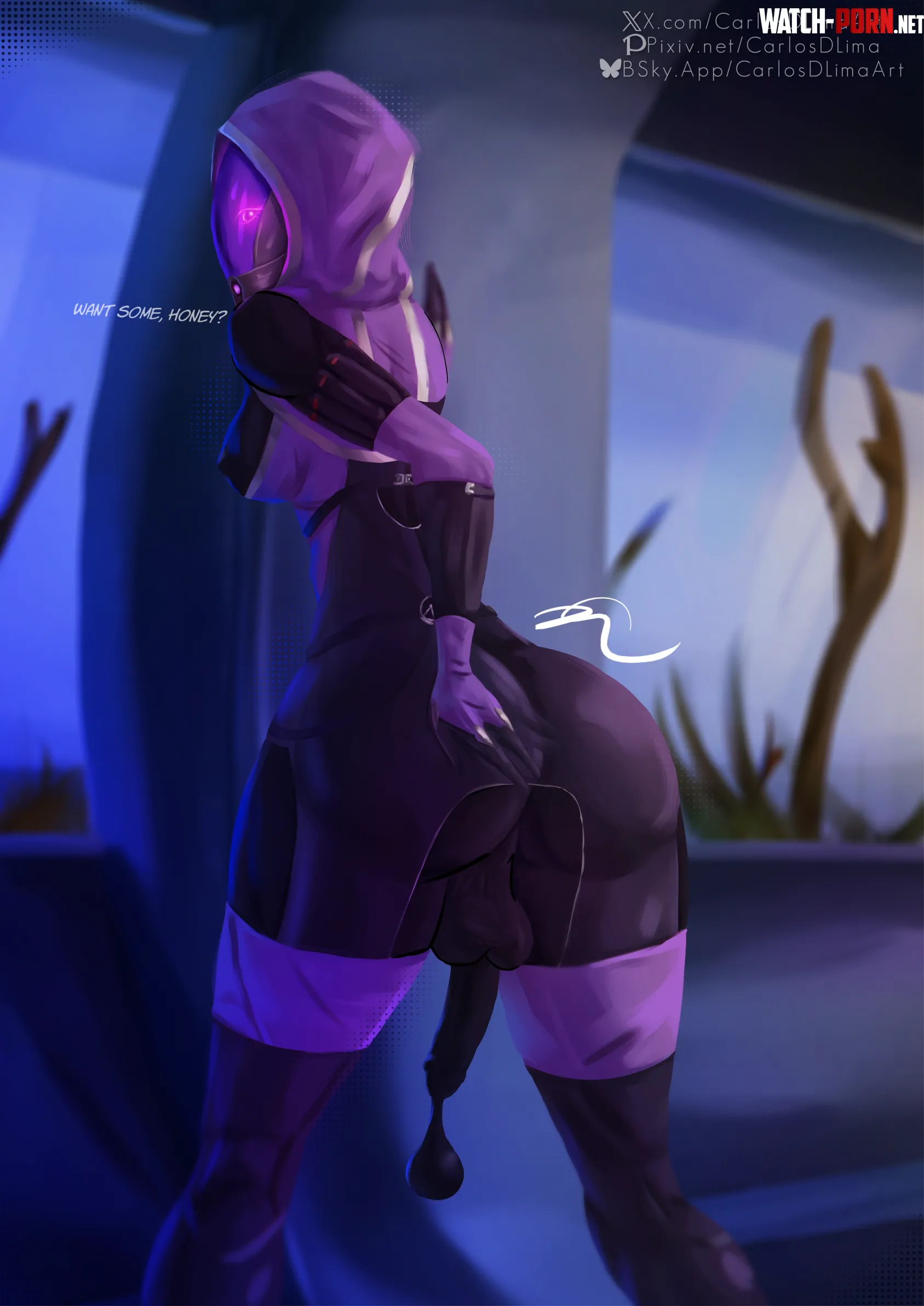 Tali all covered up art by CarlosDLima by Night_13570