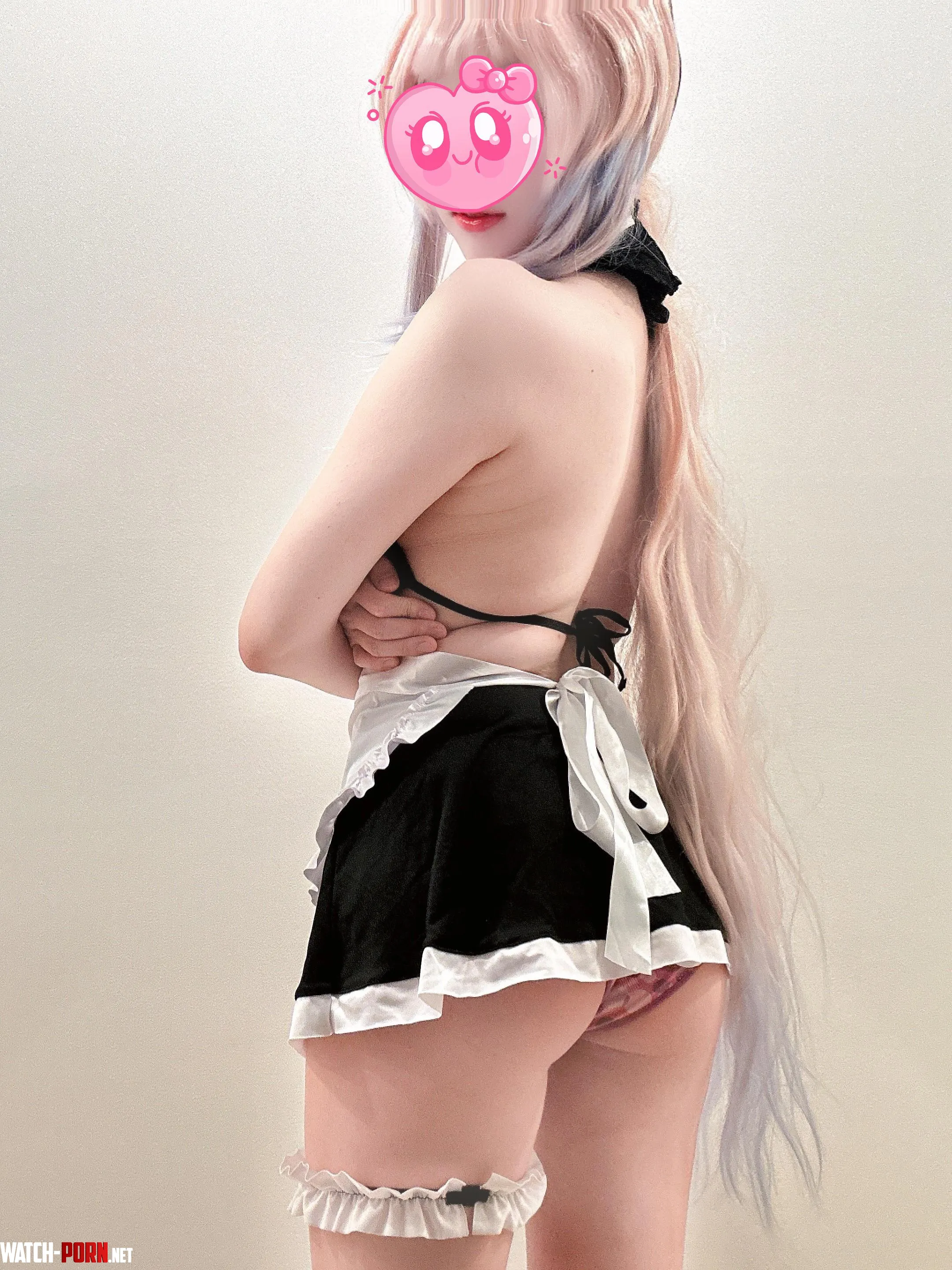 Maid Kokomi showing off her butt by bunnygirl_mina