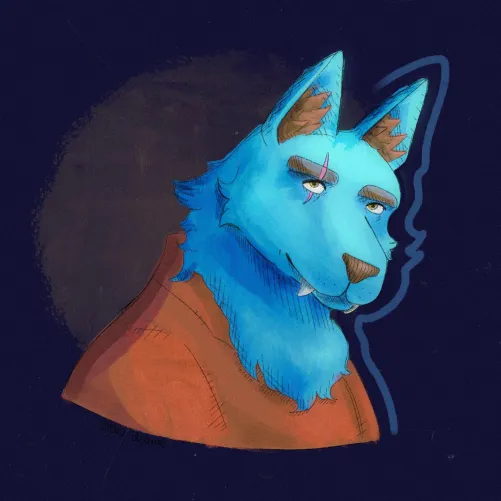 Thumbnail Acnh_Hooligan Showcases a Stunning Blue Creation in Furry