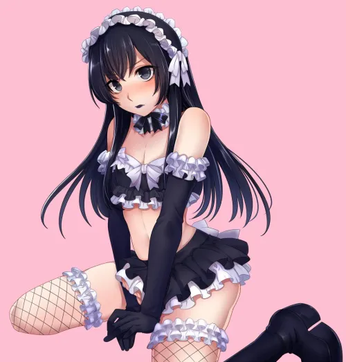 Thumbnail Beautiful Maid: A Captivating Display | Silly-Pop_