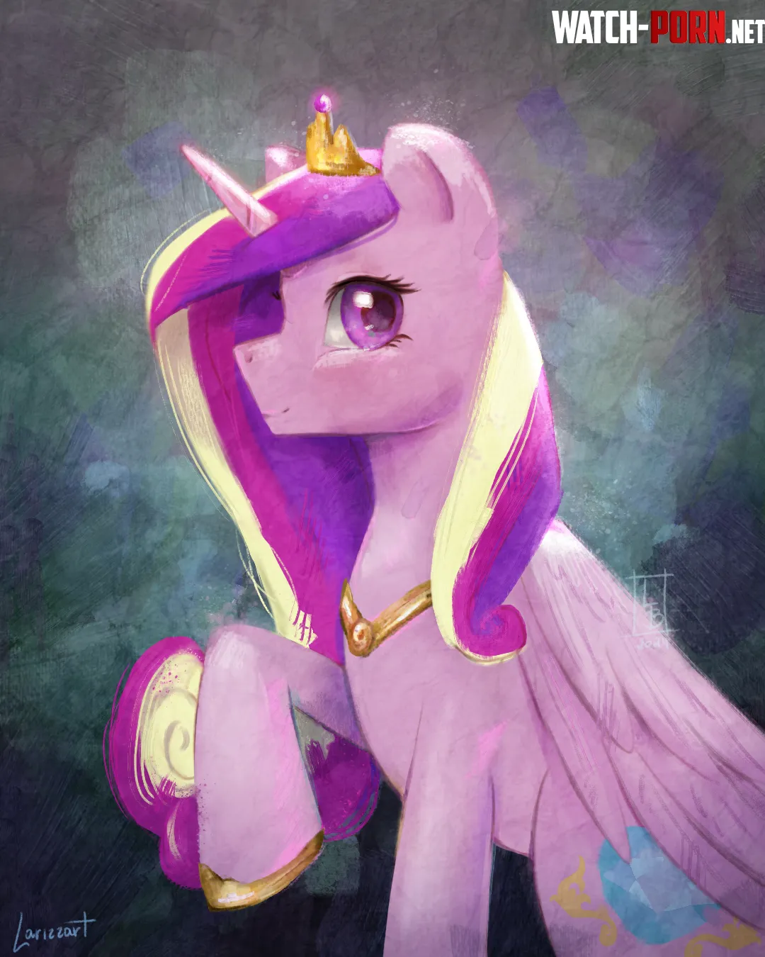 Princess MiAmore Cadenza MLPFanart by me by Larizzart